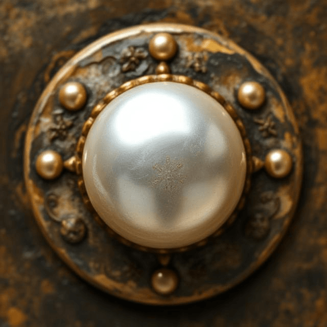 The Renaissance Pearl Button
